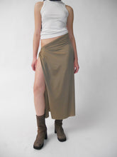 Load image into Gallery viewer, Camel Drape Skirt
