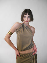 Load image into Gallery viewer, Camel Ruffle Drape Set
