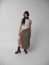 Load image into Gallery viewer, Camel Drape Skirt
