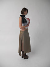 Load image into Gallery viewer, Camel Drape Skirt
